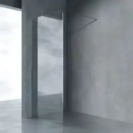 Душевая перегородка AVS Walk In 90 см профиль хром, стекло прозрачное, 803-0014-200-90-CR-T