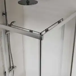 Душевой уголок Vincea City 90х90 VSS-5CT900CL, профиль хром, стекло Прозрачное