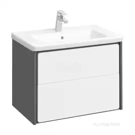 Тумбы под раковину Roca Ronda 70 ZRU9302964 подвесная, цвет, Белый глянец / Антрацит