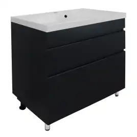 Тумба с раковиной Azario Эстима 70 CS00094595, напольная, Графит