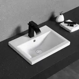 Умывальник CeramaLux 9393-50 510х395х155 Полувстраиваемая цвет Белый