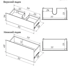 Тумба под раковину Grossman Меркадо 80 напольная, графит матовый (108075)