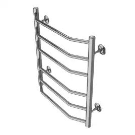 Полотенцесушитель водяной Azario Ravenna 50х60 AZ07156 П6 нижнее подключение 1/2
