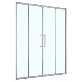 Душевая дверь Loranto 150 CS-AB04GG-150, профиль серый матовый, стекло Прозрачное