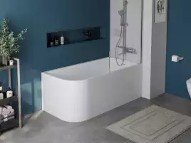 Акриловая ванна BelBagno 150х73 BB712-1500-730-R, отдельностоящая, Белая глянцевая