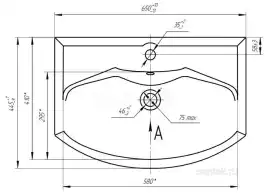 Раковина AQUATON Смайл 65 1WH207782