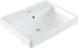 Раковина Aquanet Ирис 60 301803 прямоугольная, Белая глянцевая