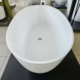 Ванна из литьевого мрамора  Aqua de Marco Caprice 160х80х60 1160WCAPR_GEL, Белая