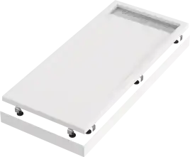 Душевой поддон Good Door Stella 100х70 из искусственного камня, Белый ЛП00144