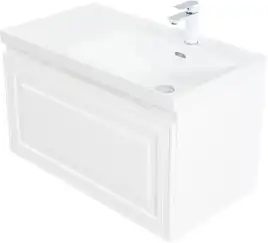 Тумба под раковину Aquanet Агата 90 белый сатин, 345482