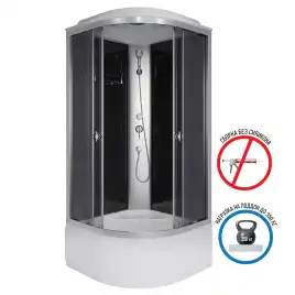 Душевая кабина Niagara Eco 90х90х215 E90/40/TN высокий поддон, без гидромассажа