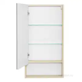 Зеркало-шкаф Aquaton Сканди 45 1A252002SDB20  цвет, белый / дуб верона