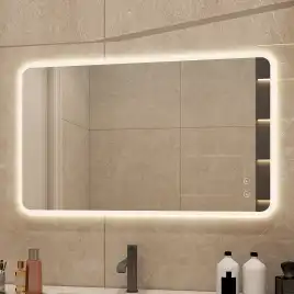 Зеркало с подсветкой AVS Виола 70x50 см, антипар