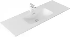 Раковина Aquanet Flat 120 330427 прямоугольная, Белая матовая
