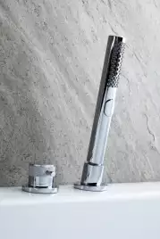 Смеситель на борт ванны Allen Brau Priority 5.31007-00, однорычажный, с внутренней частью, Хром