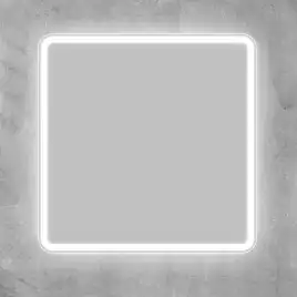 Зеркало BelBagno MARINO 80х80 SPC-MAR-800-800-LED-BTN с подстветкой, кнопочный выключатель