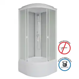 Душевая кабина Niagara Promo 90х90х215 P90/40/MT высокий поддон, без гидромассажа