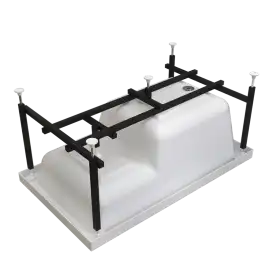 Акриловая ванна Radomir Джоанна 120х70 (2-01-0-0-1-253Р), на каркасе, белая