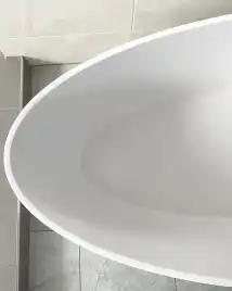 Ванна из литьевого мрамора  Aqua de Marco CALIPSO 168х80 Белая 1168WCAL