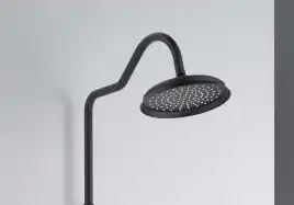 Душевая система Aquatek КЛАССИК AQ2563MB с термостатом, Черный матовый