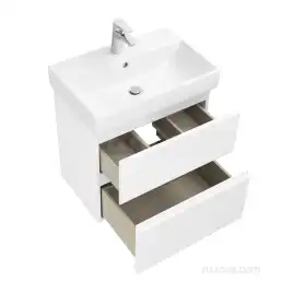 Тумбы под раковину Roca Oleta 60 A857639501 подвесная, цвет, Белый матовый