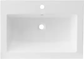 Раковина Aquanet Электра 70 НФ-00008398 прямоугольная, Белая глянцевая