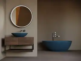 Ванна Salini PAOLA 170х80 101512SM из материала S-Stone, Белая матовая