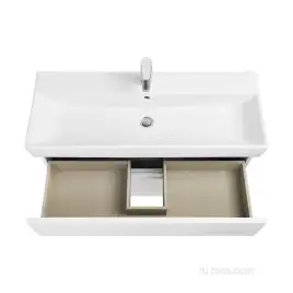 Тумбы под раковину Roca Oleta 100 A857641501 подвесная, цвет, Белый матовый