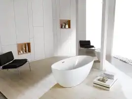 Акриловая ванна Azario LEEDS 170х85 LEE17085, отдельностоящая, белая