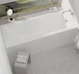 Акриловая ванна Alba Spa MARRY 180х70 см, ВПР0400000100, Белая