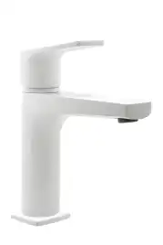 Смеситель для раковины Azario TREYA AZ-156845026, однорычажный, цвет Белый матовый