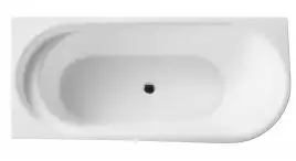 Акриловая ванна BelBagno 150х78 BB410-1500-780-L, отдельностоящая, Белая глянцевая