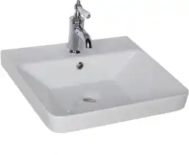 Раковина Sanovit LUXURY 50 11050-KL прямоугольная, Белая глянцевая