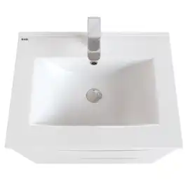 Тумба с раковиной IDDIS Cloud 60, напольная, Белая, CLO60WFi95K