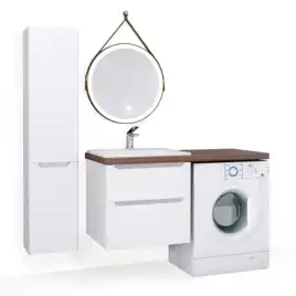 Столешница под раковину Jorno WOOD  120 Wood.06.122/DW Дерево темное