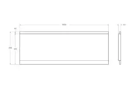 Фронтальная панель CEZARES EMP-160-SCR-W37