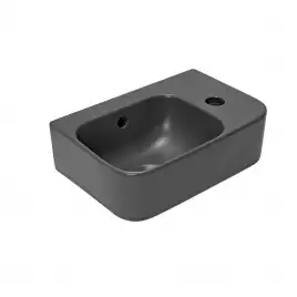 Рукомойник AVS Грэйс 37x25 L, темно-серый матовый