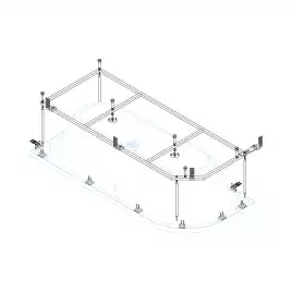 Металлический каркас CEZARES METAURO CORNER-MF