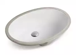 Умывальник CeramaLux 561 570х400х220 Полувстраиваемая цвет Белый