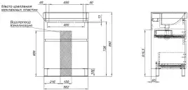 Тумба под раковину Aquanet Вега 60 напольная, белый глянец, 344121