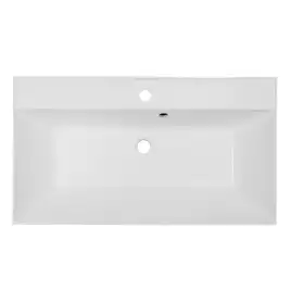 Тумба с раковиной Azario Viola 80 CS00097140, напольная, Белая матовая