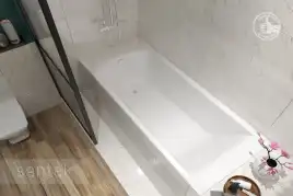 Акриловая ванна Santek Фиджи 160х75 1WH501597 прямоугольная, Белая