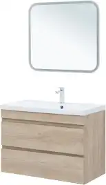 Тумба под раковину Aquanet Нота New 90 дуб светлый 334199