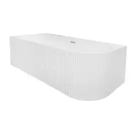 Акриловая ванна Azario LAGO BLANCO 150х75 пристенная левая, в комплекте с сифоном и металлической рамой, AZ-6724-1CL 15075