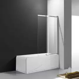 Шторка для ванны Cezares SLIDER 90 см, SLIDER-VF-11-90/150-C-Cr, профиль Хром, стекло Прозрачное