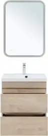 Тумба под раковину Aquanet Нота New 60 дуб светлый 334197