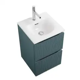 Тумба под раковину BelBagno UNO-MINI-400-2C-SO-AO подвесная, Голубой Матовый