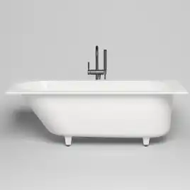 Ванна Salini ORNELLA 180х80 102312G из материала S-Sense, Белая глянцевая