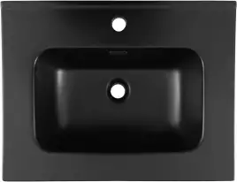 Раковина Aquanet Flat 60 329253 прямоугольная, Черная матовая