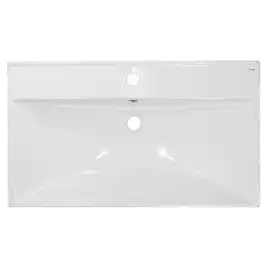 Тумба с раковиной Azario Ника 80 CS00091370, напольная, Белая глянцевая